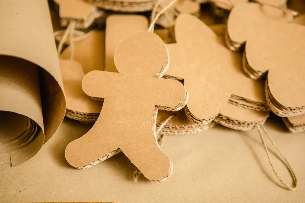 Cardboard Holiday Decorations