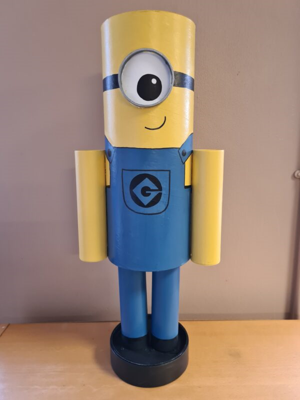 Cardboard tubed minion