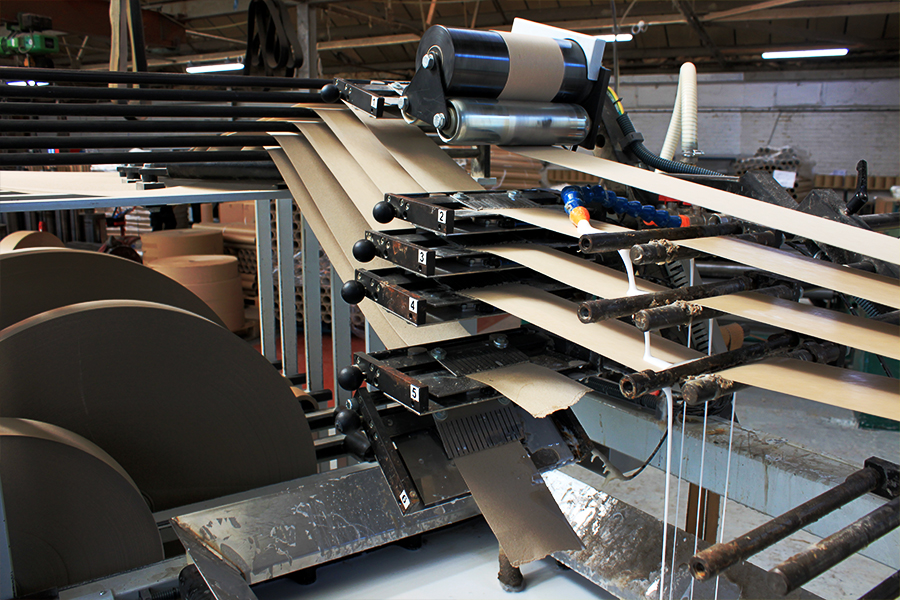 cardboard tube manufacturing process