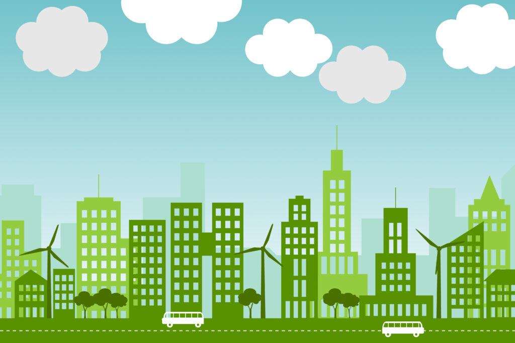 eco-friendly green city